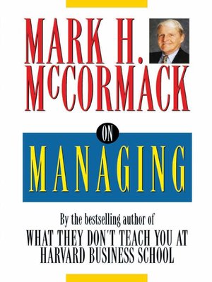 cover image of On Managing